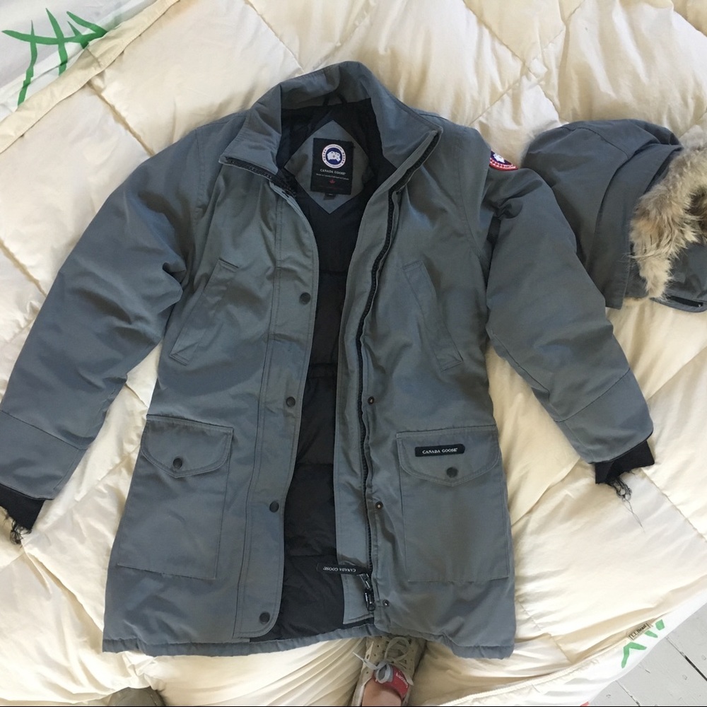 Women’s Grey Canada Goose Trillium parka